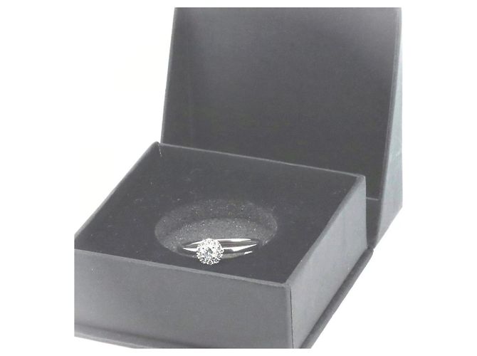 Autre Marque GSTV PT950 Diamantring Silber - Ansicht 8