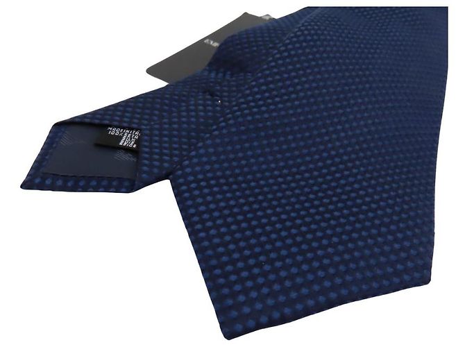 Cravatta in seta Emporio Armani Blu Blu navy - vista 2