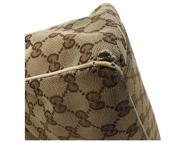 Borsa Tote GG Canvas Gucci 153033 Bianco - vista 8