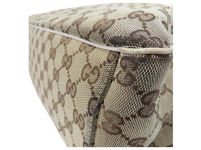 Borsa Tote GG Canvas Gucci 153033 Bianco - vista 9