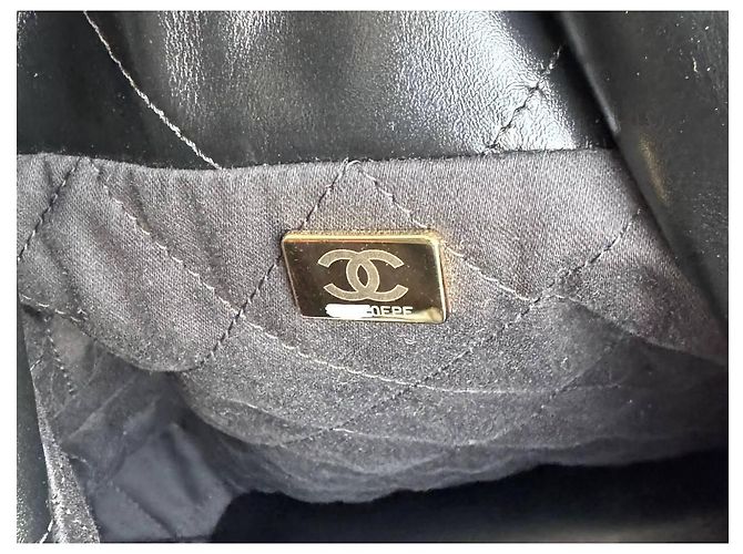Borsa a mano Chanel 22 piccola in pelle nera Nero - vista 11