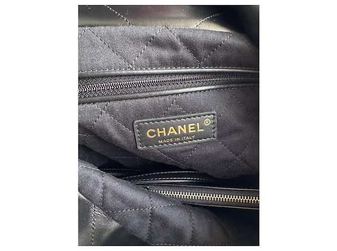 Borsa a mano Chanel 22 piccola in pelle nera Nero - vista 8