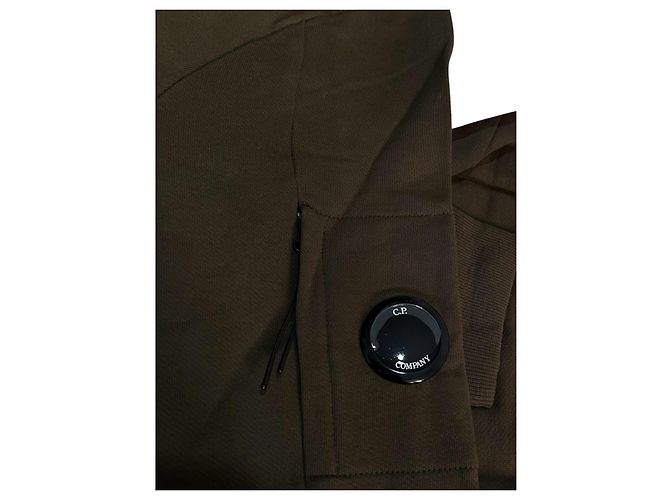 CP Company Diagonal Raised Fleece Sweatshirt Grün - Ansicht 9
