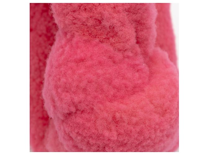 Bottega Veneta Mini Jodie in shearling rosa - vista 8