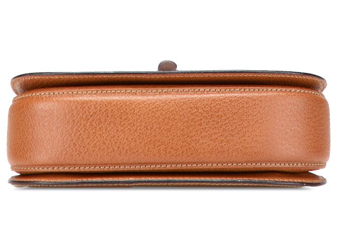 Gucci Brown Small Grained Calfskin Bamboo Night - vista 3