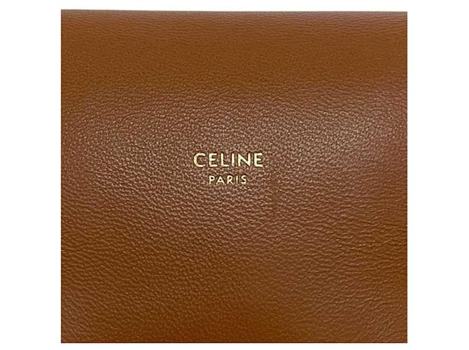 Triomphe Céline Borsa a spalla per telefono Celine Marrone Nero - vista 8