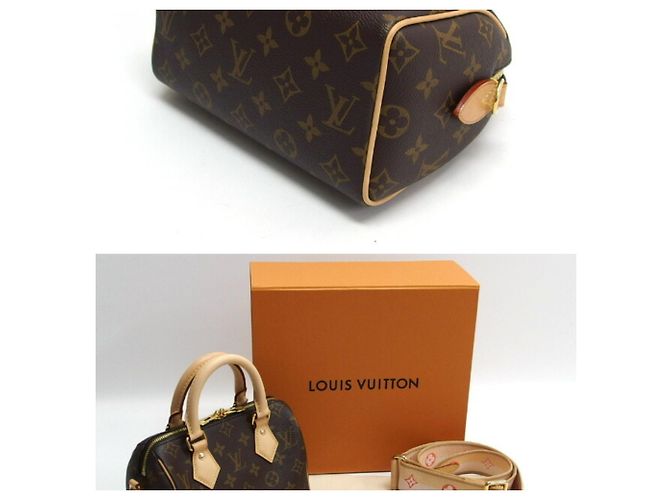 Louis Vuitton Monogram Speedy Bandoulière 20 Monogramma - vista 4