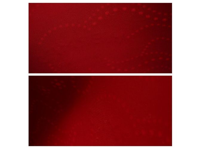 Hermès Neoban MM perforierte Tasche mit geprägtem Oktopus Rot - Ansicht 8