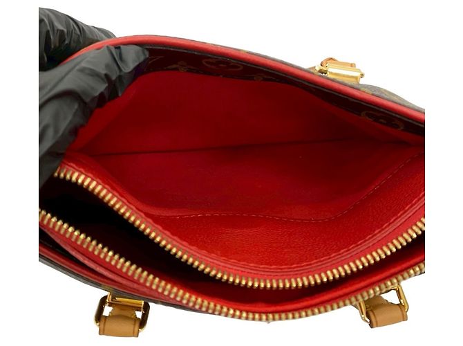 Borsa a mano in pelle Monogram Pallas BB di Louis Vuitton Marrone Rosso - vista 10