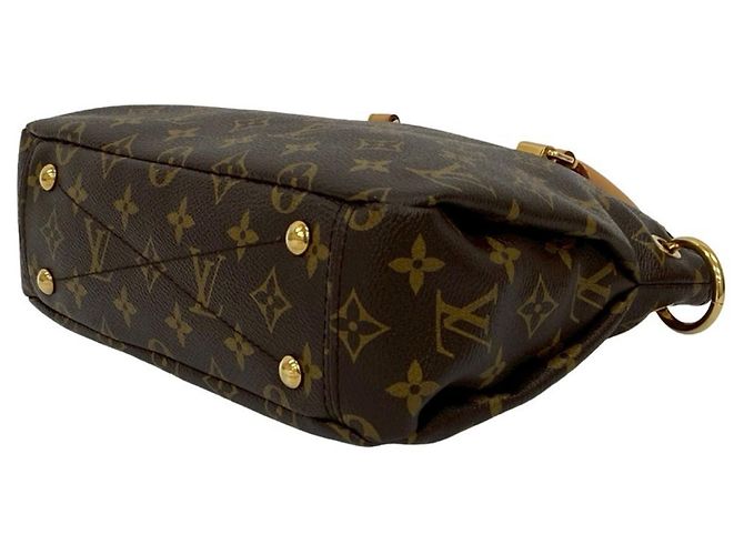 Borsa a mano in pelle Monogram Pallas BB di Louis Vuitton Marrone Rosso - vista 8