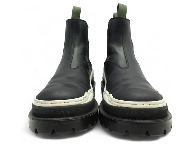 STIVALI CHELSEA DIOR X SACAI EXPLORER 42 CUOIO NERO - vista 4