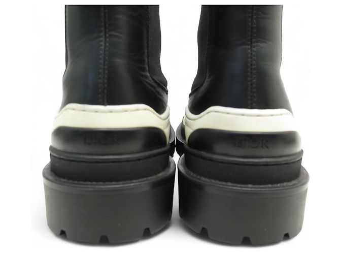 STIVALI CHELSEA DIOR X SACAI EXPLORER 42 CUOIO NERO - vista 5