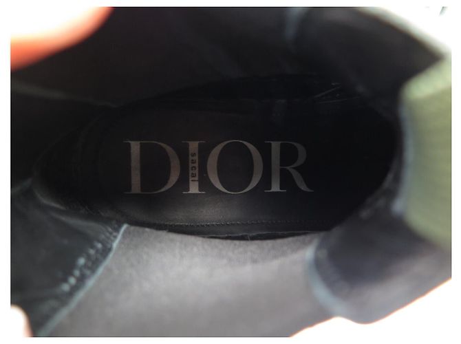 STIVALI CHELSEA DIOR X SACAI EXPLORER 42 CUOIO NERO - vista 9