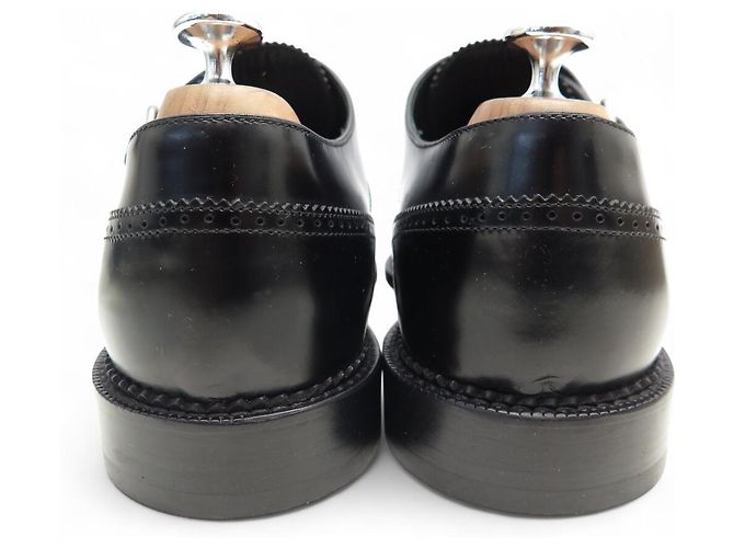 Monceau MOCASSINI LOUIS VUITTON BI-BUCLÉ 9.5 43.5 PELLE LUCIDA NERA Nero - vista 5