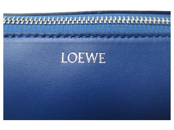 NUOVA POCHETTE DA TOILETTE LOEWE PUZZLE FOLD C510WBPX01 IN PELLE - vista 7