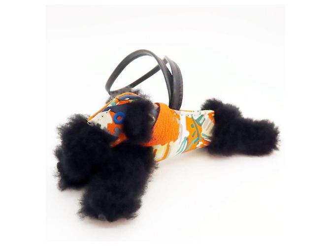 Hermès Buddy Agneau Milo Leder Charm Orange - Ansicht 4