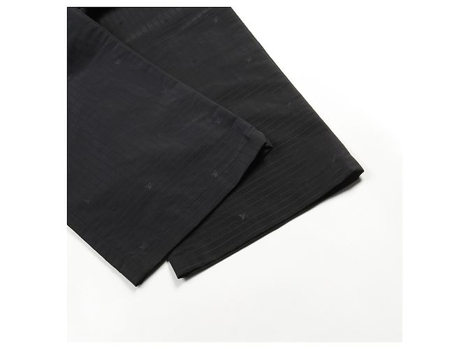 Pantalones de algodón nylon con logo LV Louis Vuitton Negro - vista 7