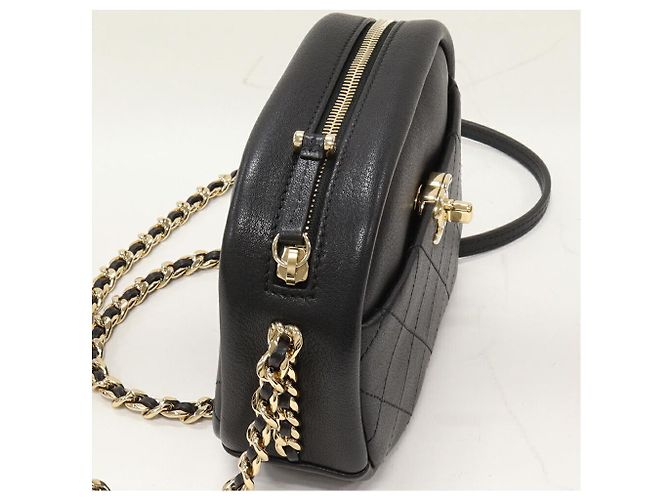 Camera Borsa a spalla Chanel in pelle matelassé di vitello AS0137 Nero - vista 5