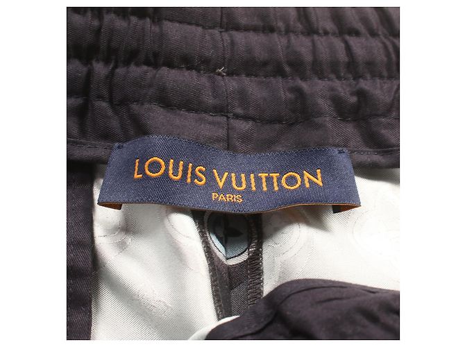 Pantalones cortos de pijama de seda Louis Vuitton Multicolor Gris - vista 3
