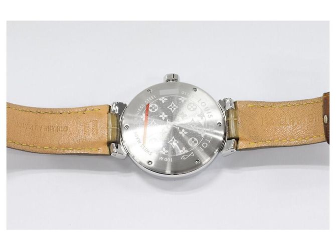 Orologio Tambour GMT con quadrante marrone chiaro Louis Vuitton Q1132 - vista 2