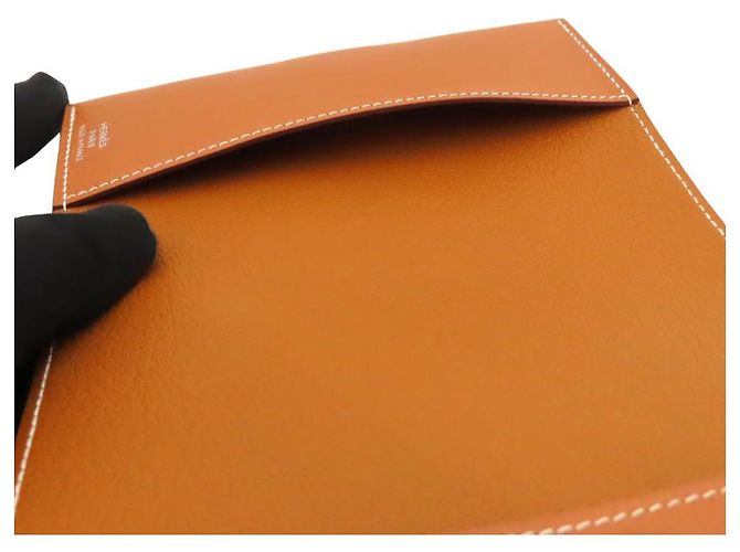 Hermès Hermes R.M.S Evercolor Passport Holder Golden - view 8