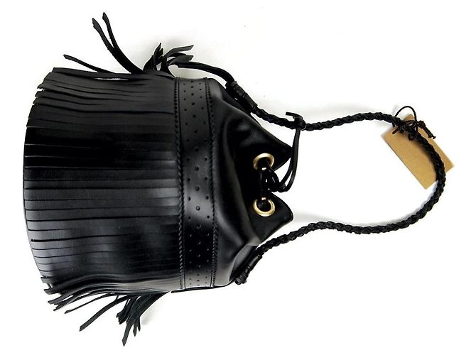 Autre Marque Borsa a mano in pelle di vitello J&M Davidson Carnival Nero - vista 4