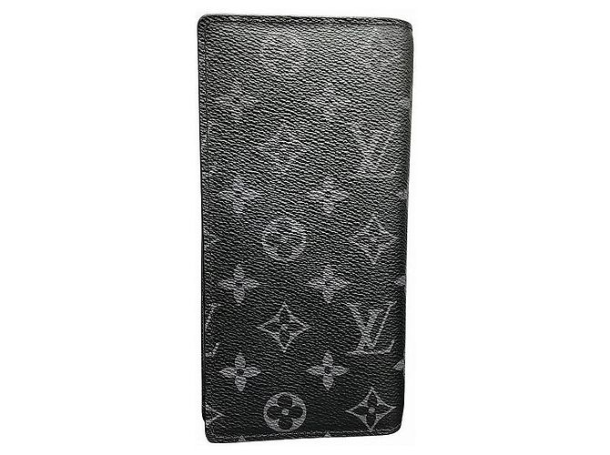 Cartera Brazza Monogram Louis Vuitton Negro - vista 9