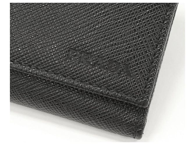 Prada Saffiano Calf 6 Key Case Black - view 4