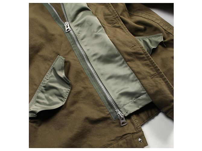 Sacai Wool Surge Mix Wool Blouson - view 7