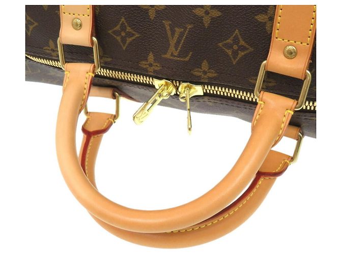 Borsa Boston Louis Vuitton Monogram Keepall Bandoulière 60 Marrone - vista 6