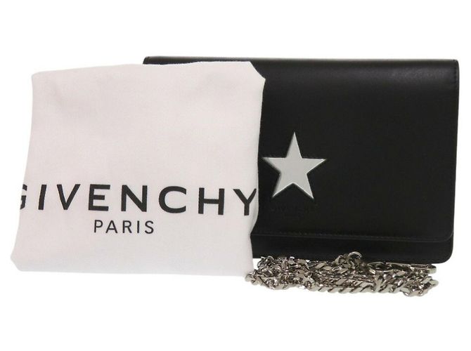 Carteira de Cadeia Givenchy em Couro Preto - vista 3