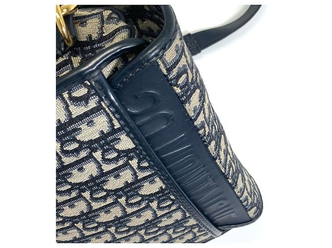 Borsa a Spalla Bobby Pochette Oblique Christian Dior Blu navy - vista 10