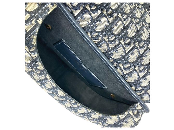 Borsa a Spalla Bobby Pochette Oblique Christian Dior Blu navy - vista 11