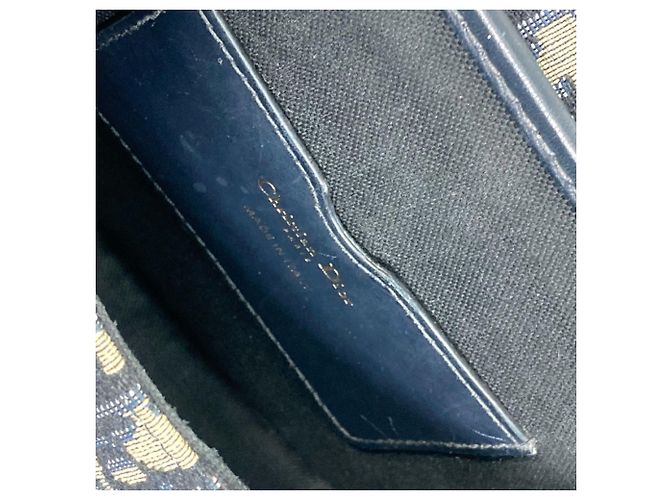 Borsa a Spalla Bobby Pochette Oblique Christian Dior Blu navy - vista 12