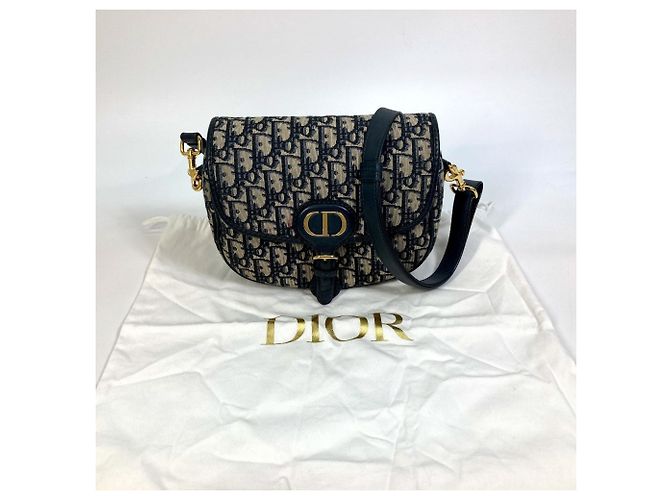 Borsa a Spalla Bobby Pochette Oblique Christian Dior Blu navy - vista 13