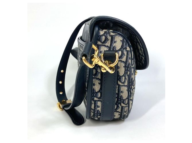 Borsa a Spalla Bobby Pochette Oblique Christian Dior Blu navy - vista 3