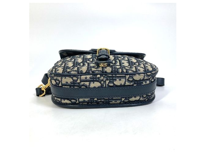 Borsa a Spalla Bobby Pochette Oblique Christian Dior Blu navy - vista 5