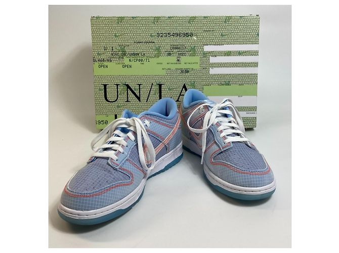 Nike DJ9649-400 Union Dunk Low Passport Pack Sneakers Blu chiaro - vista 15