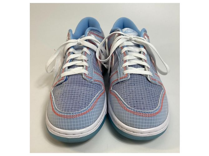 Nike DJ9649-400 Union Dunk Low Passport Pack Sneakers Blu chiaro - vista 2