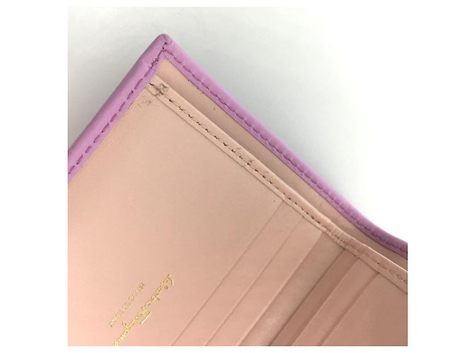 Billetera Bifold Gancini Salvatore Ferragamo Púrpura - vista 10