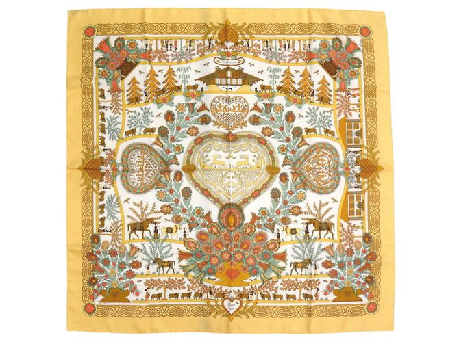 Bufanda de Seda Recortada Carré 90 Decoupages Hermès Multicolor - vista 2