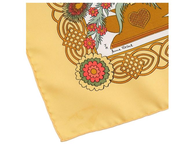 Bufanda de Seda Recortada Carré 90 Decoupages Hermès Multicolor - vista 7