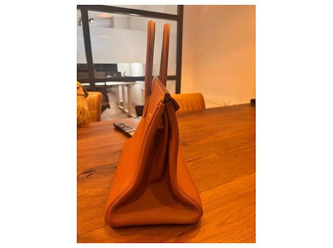 Borsa Hermès Togo Birkin 35 Marrone - vista 15