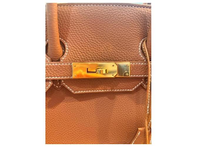 Borsa Hermès Togo Birkin 35 Marrone - vista 17