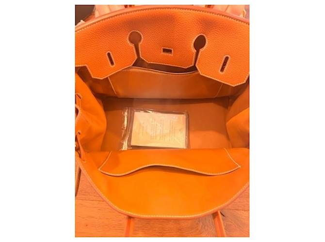 Borsa Hermès Togo Birkin 35 Marrone - vista 18
