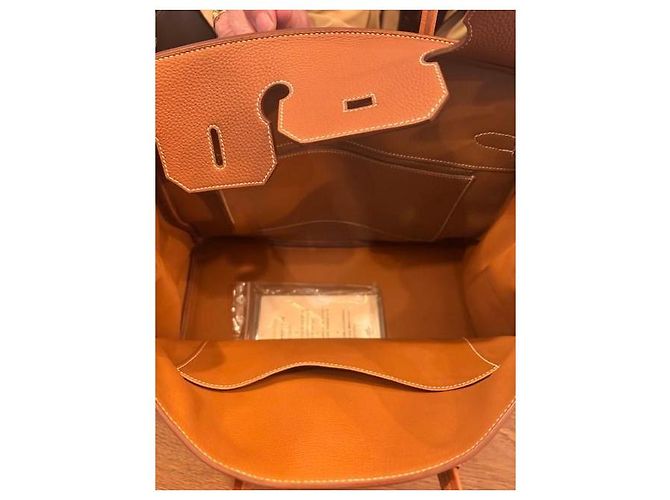 Borsa Hermès Togo Birkin 35 Marrone - vista 20