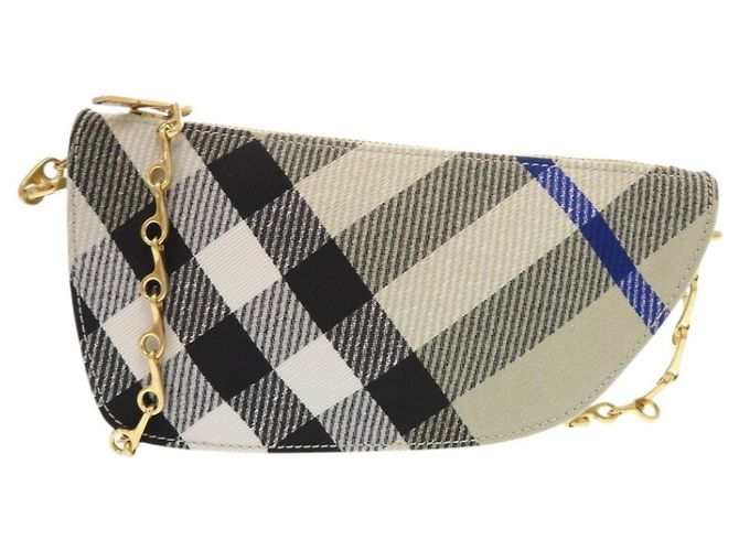 Borsa a tracolla Micro Shield di Burberry Beige - vista 2