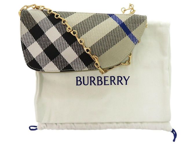 Borsa a tracolla Micro Shield di Burberry Beige - vista 3