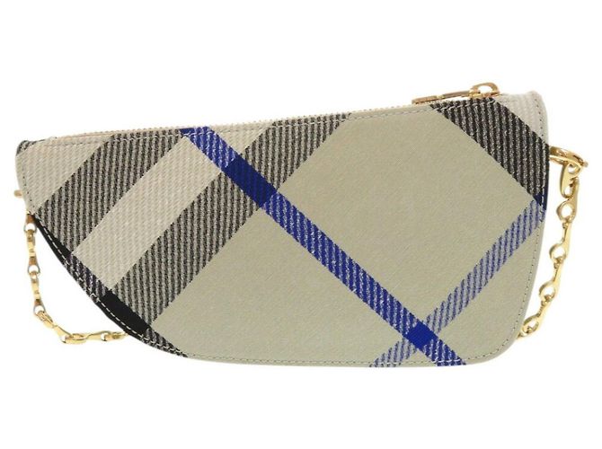 Borsa a tracolla Micro Shield di Burberry Beige - vista 4