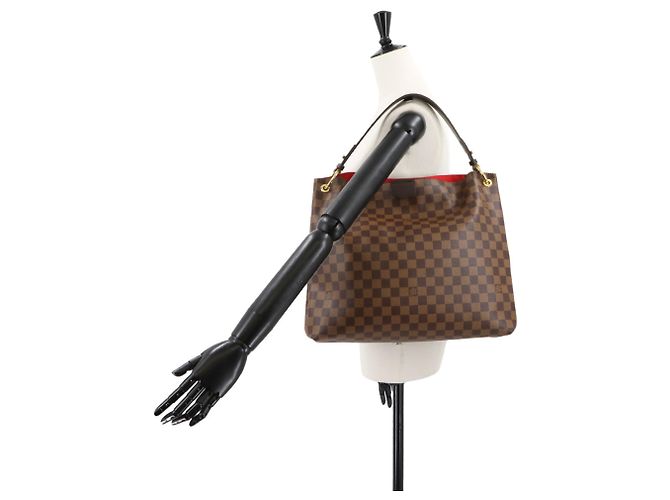 Borsa a Spalla Graceful MM Damier Louis Vuitton Damier ebene - vista 9